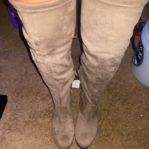 Knee length boots